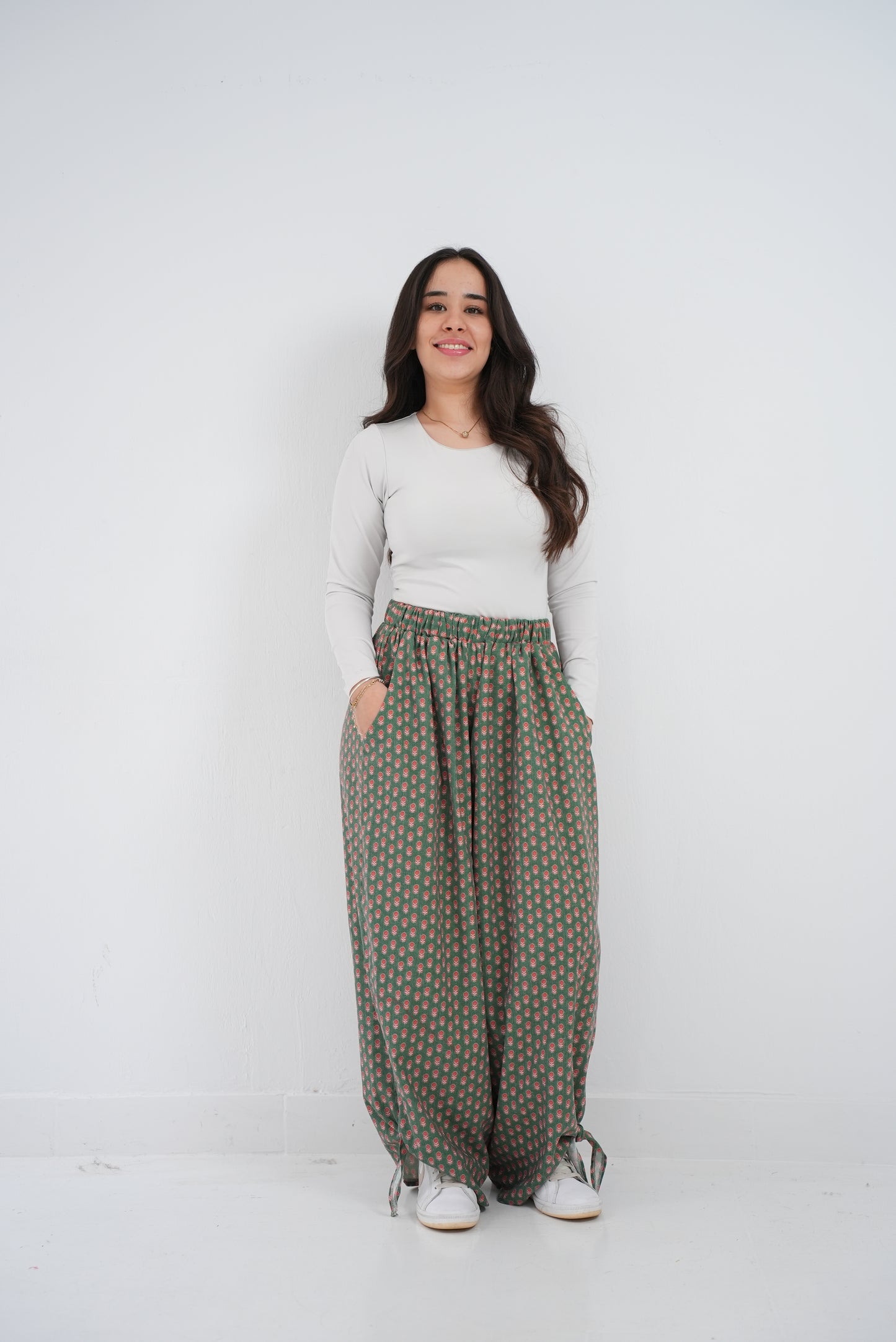 Olive summer pants