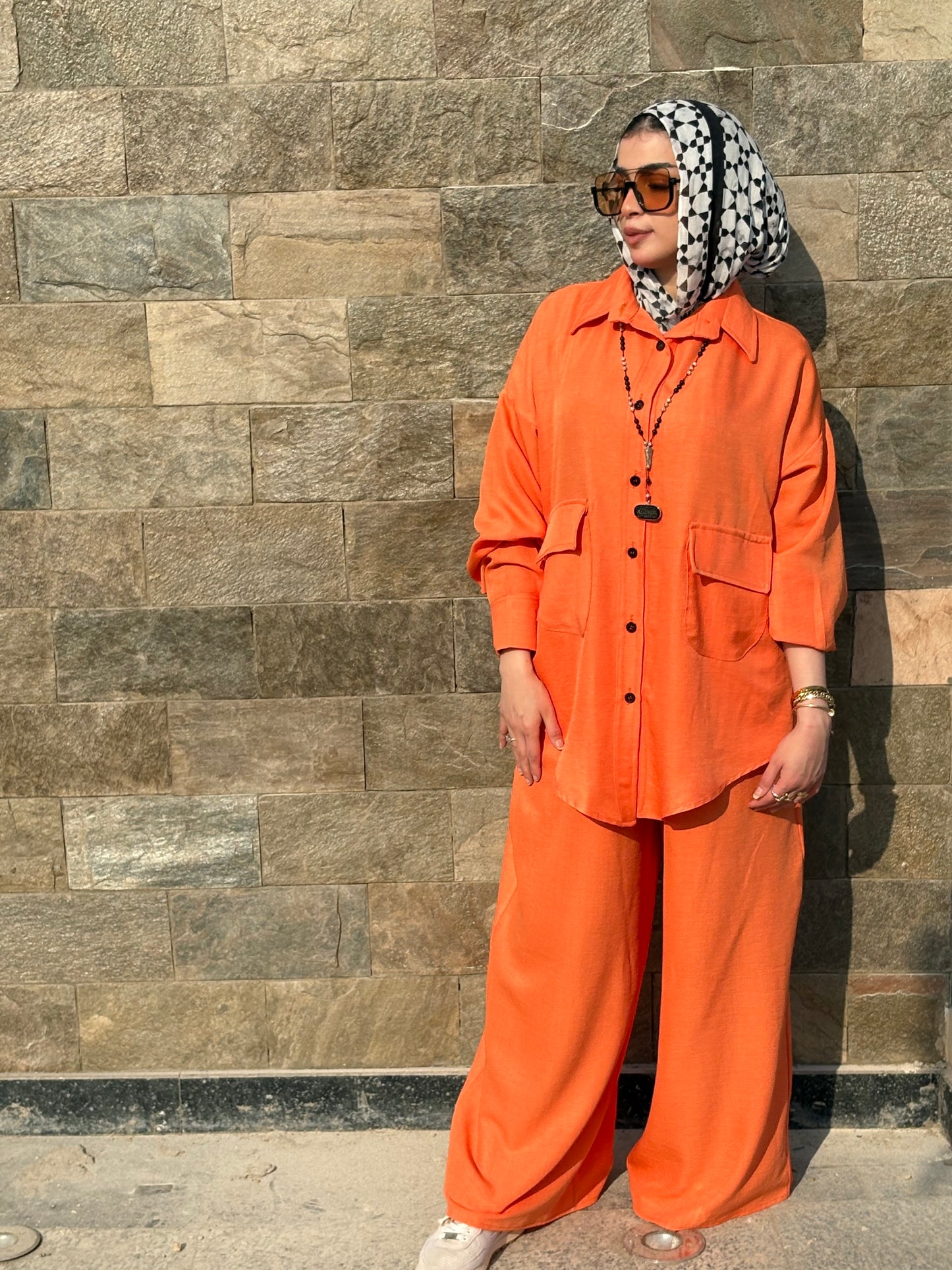 Everyday set in orange