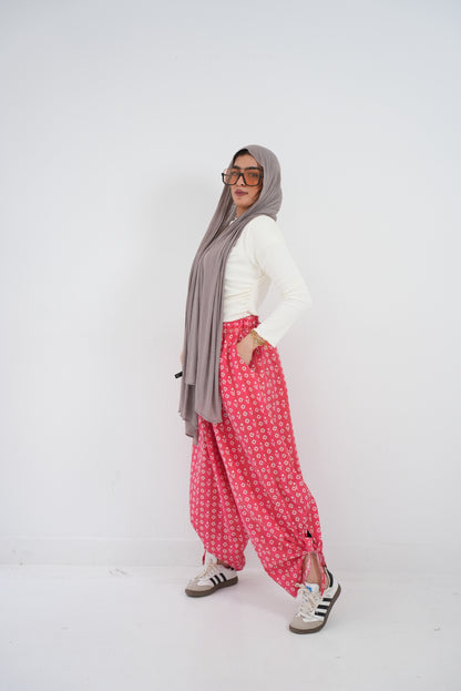 Red Summer pants