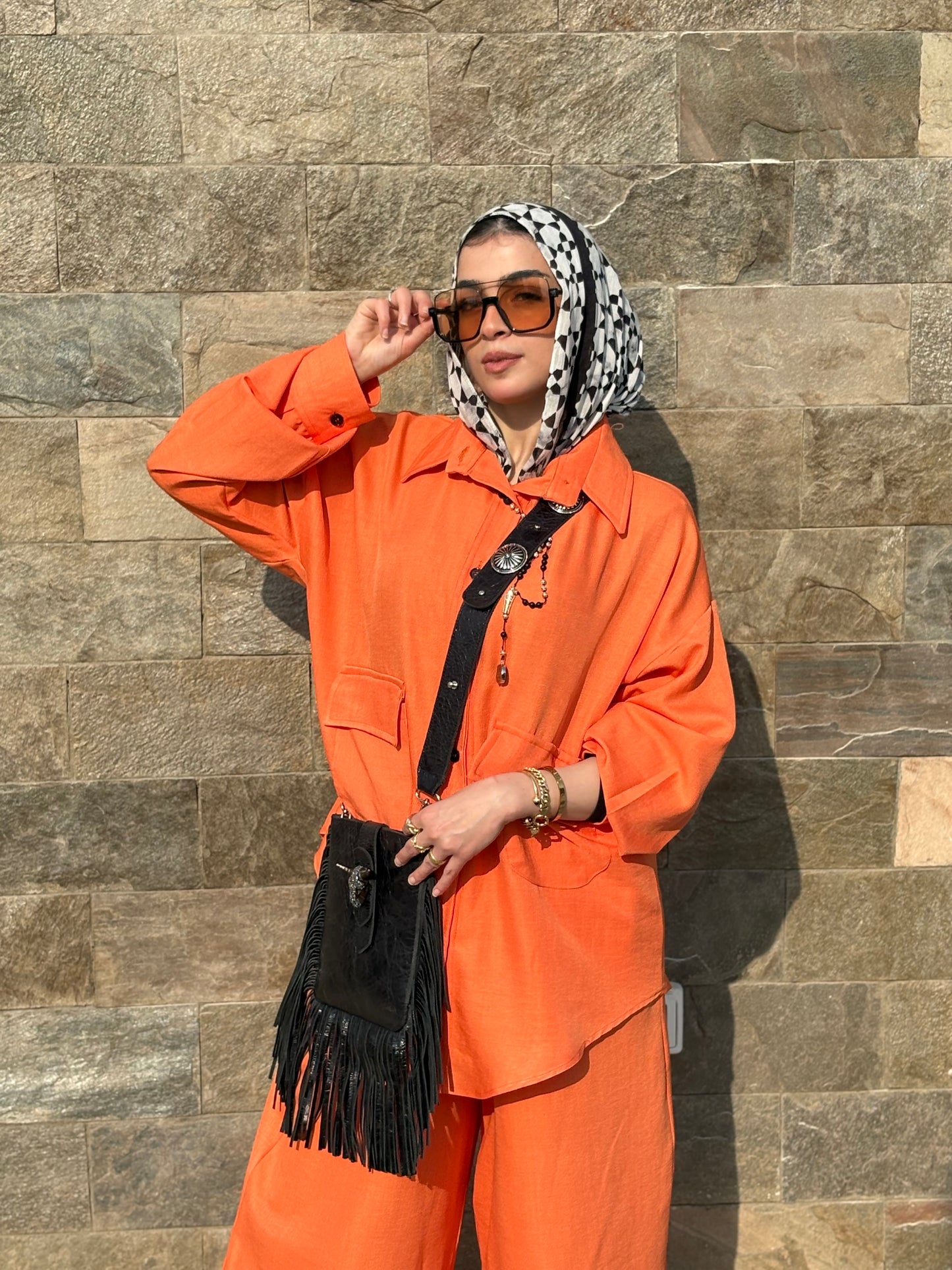 Everyday set in orange