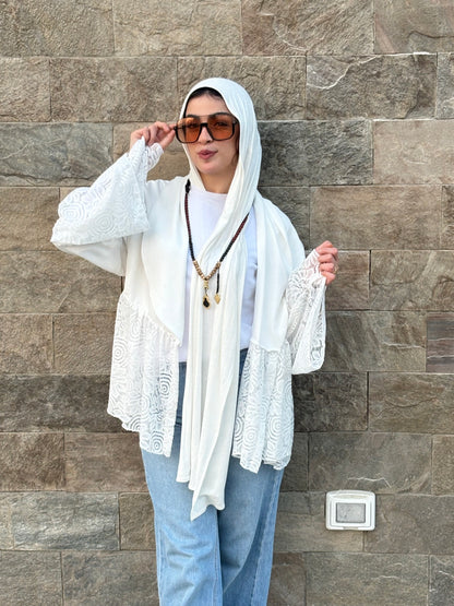 White open blouse