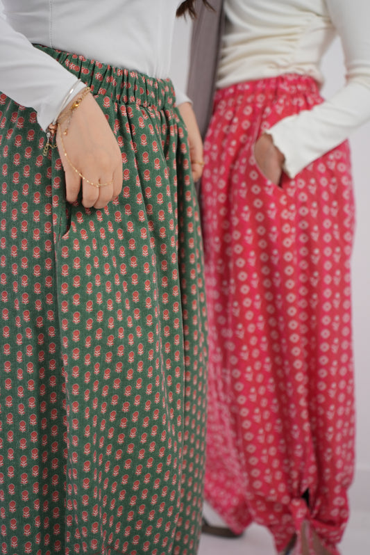 Red Summer pants
